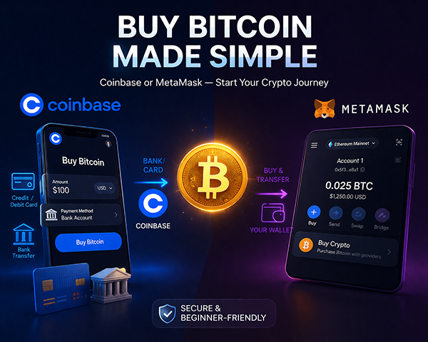 Getting Started: How to Buy Bitcoin via Coinbase or MetaMask