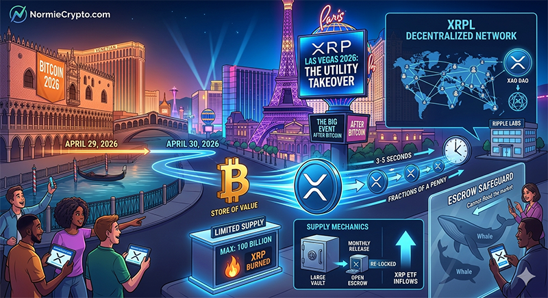 The Vegas Takeover: Why XRP is the “Main Event” After Bitcoin 2026